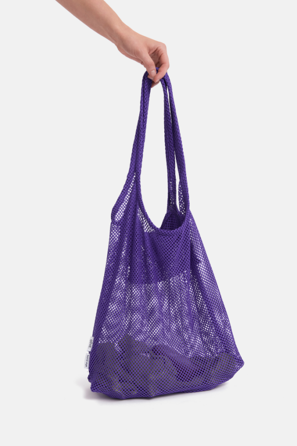 acid purple mesh market bag - Image 4