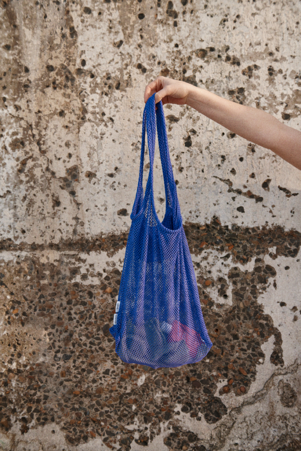 acid purple mesh market bag - Image 2