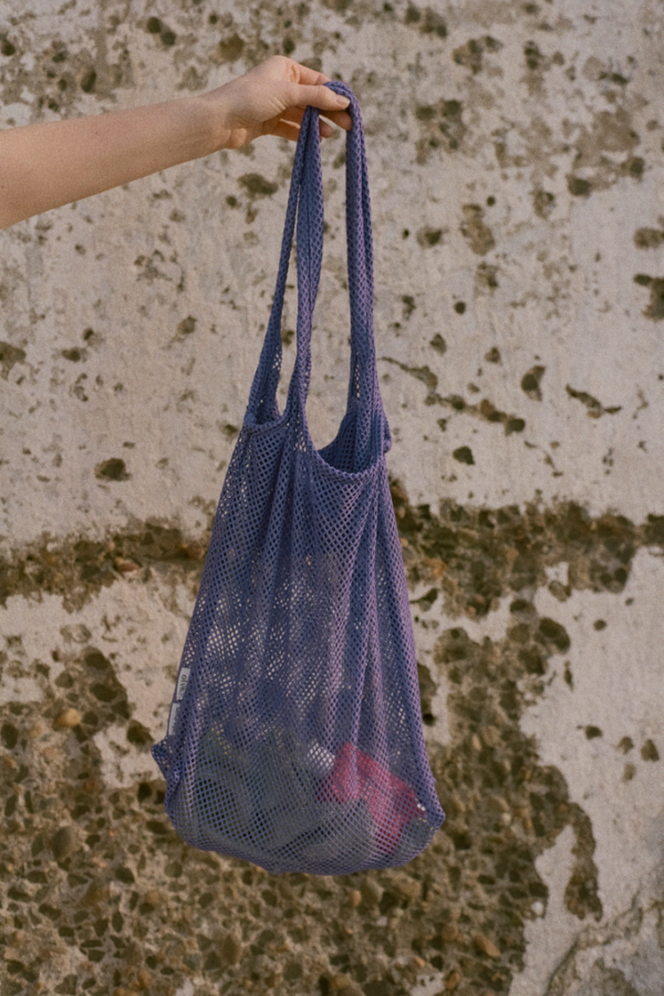 acid purple mesh market bag - Image 7