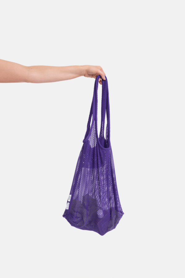 acid purple mesh market bag - Image 6