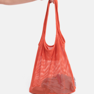 vermillion mesh market bag